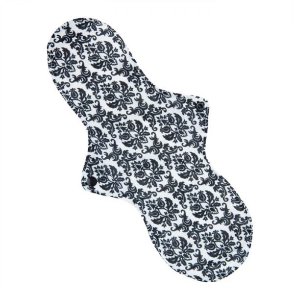 Reusable cloth sanitary pads night time incontinence after birth vintage black