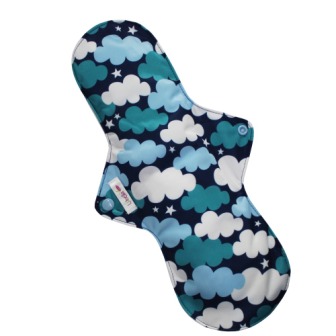 Reusable cloth sanitary pads night time incontinence after birth clouds