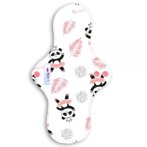 Reusable cloth sanitary pads regular teen dancing pandas